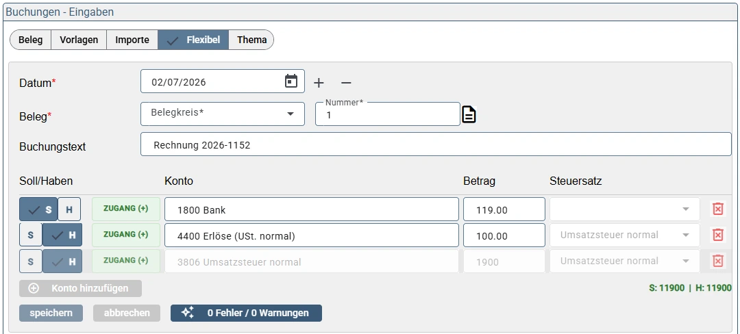 Flexible Booking